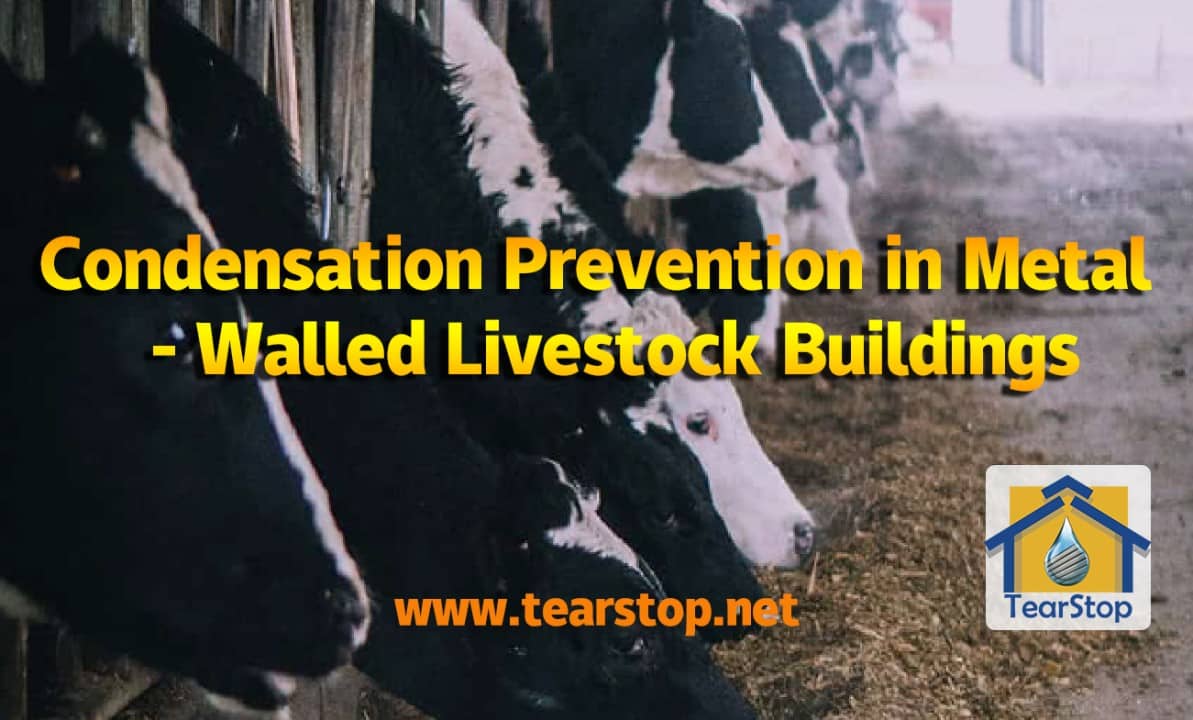 Condensation Prevention in Metal –Walled Livestock Buildings | TearStop